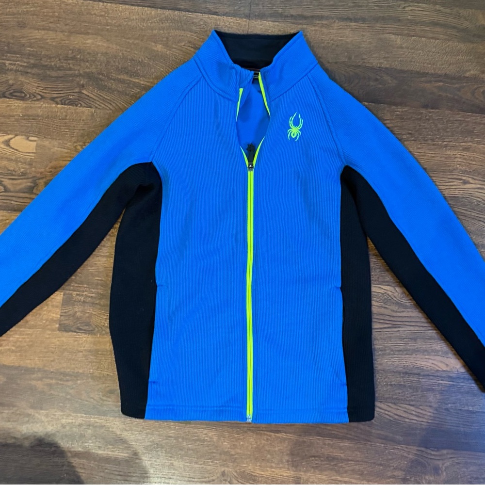 Spyder Full Zip Pull Over Knit Sweater Size 14/16